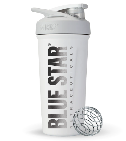 HYDRAFLOW Boost Insulated Protein Shaker Bottle, Superior Mixing  Capabilities, 24-Ounce – Powder White